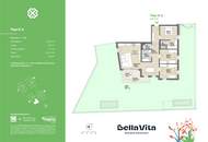 PROVISIONSFREI! Harmonisch konzipierte 4-Zimmer-Gartenwohnung | Auf einer Ebene | 2 Bäder, Schrankraum