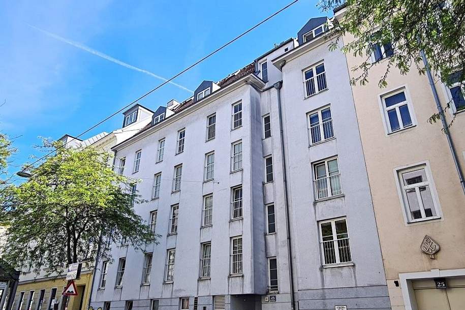 U3-NÄHE, Meiselstraße, gepflegte 21 m2 Neubau, Einzelwohnraum, Kochnische, Duschbad, 1. Liftstock, Wohnung-miete, 549,00,€, 1150 Wien 15., Rudolfsheim-Fünfhaus