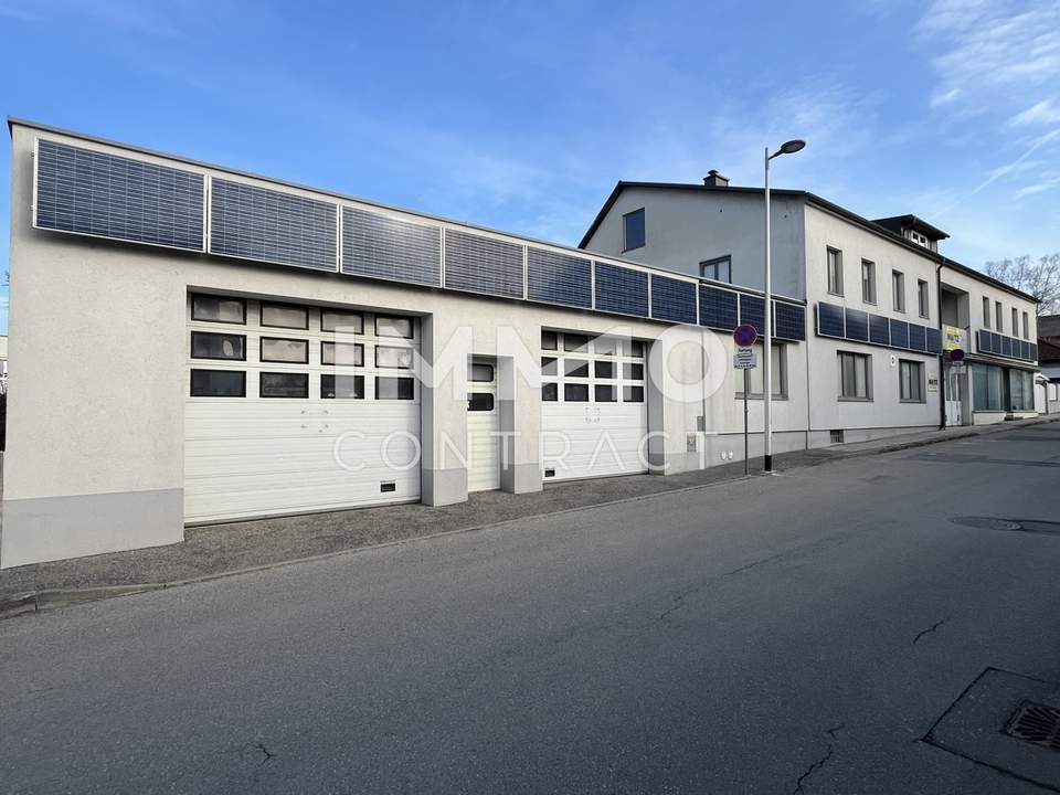 Wohn- und Betriebsgebäude mit 3 Wohneinheiten, Büro, Lager- und Abstellplätze, Werkstatt sowie Verkaufsfläche