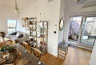 Urbaner Wohnluxus: Exklusive DG-Wohnung mit Terrasse &amp; spektakulärem Fernblick