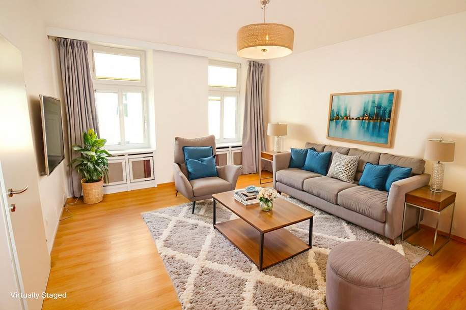 GRÄTZLGLÜCK - Charmante Altbauwohnung mit grünem Innenhof, Wohnung-kauf, 329.000,€, 1160 Wien 16., Ottakring