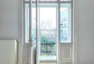 Büro: Stilvolles Altbauobjekt mit Klopfbalkon beim Währinger Schubertpark!