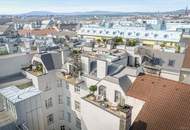 Rohdachboden mit bewilligtem DG-Ausbauprojekt in Wien Neubau