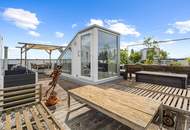 "Traumhafte Dachterrassen-Maisonette mit Fernblick &amp; Badeteichzugang"