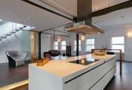 Einzigartiges Penthouse-Loft und 230m² Dachterrassen-Oase Nähe UNO-City inklusive 50m² Ausbaureserve