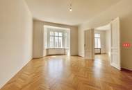 Unbefristete 3 Zimmer Altbaumiete mit Blick auf das Palais Liechtenstein