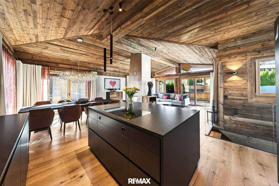 Elegantes Alpenchalet in ruhiger Sonnenlage – hochwertig & modern, Haus-kauf, 4.950.000,€, 6380 Kitzbühel