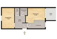 "Zwei-Zimmer-Wohnung mit Loggia und Garagenplatz!"
