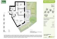 Provisionsfreier Erstbezug - 3.Zimmer mit Garten in absoluter Grünruhelage mit Geothermie - "Hirschfeld"