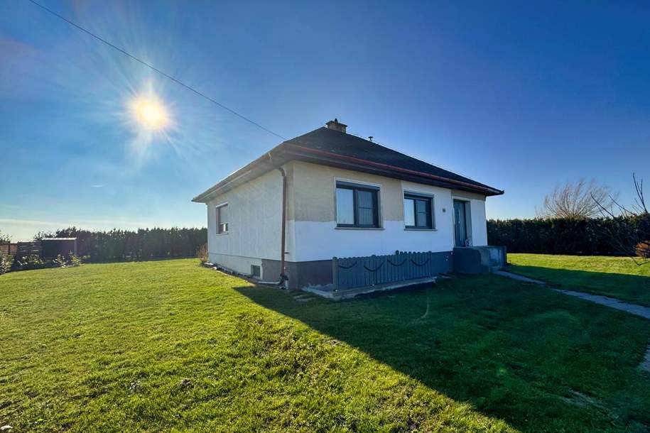 Bungalow mit Ausblick in die Natur, Haus-kauf, 245.000,€, 2265 Gänserndorf