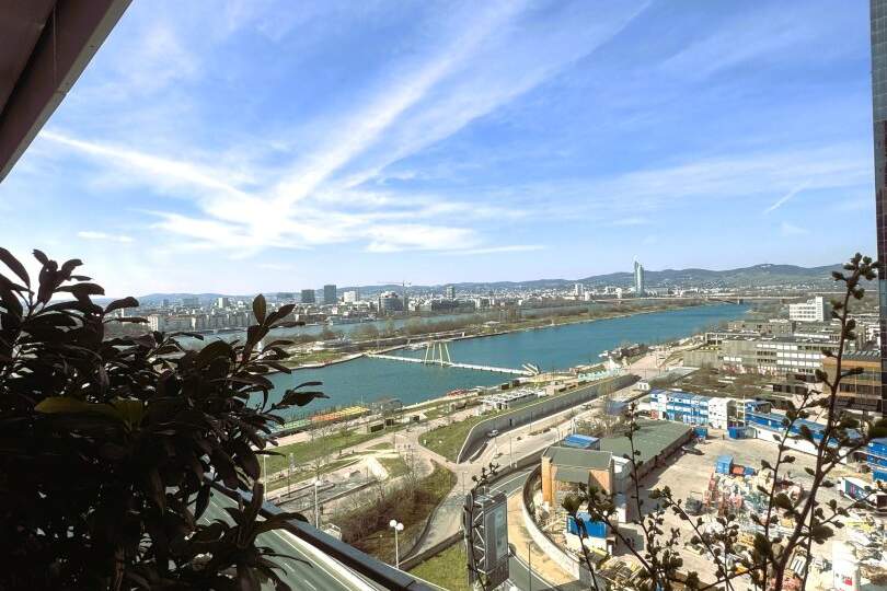 Erstbezug!!! 12 Stock - Studio-Apartment inkl. Doorman, Gym, Sauna, Pool, Bar, Eventlounge, Wohnung-miete, 2.200,00,€, 1220 Wien 22., Donaustadt