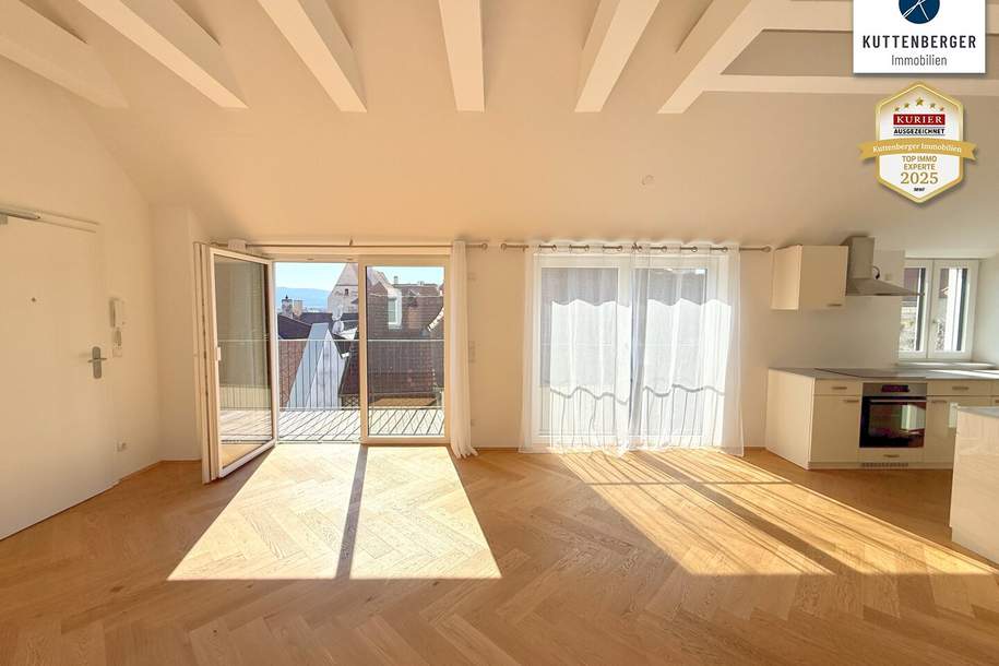 Dachgeschoß mit Balkon im historischen Zentrum, Wohnung-kauf, 259.000,€, 3500 Krems an der Donau(Stadt)