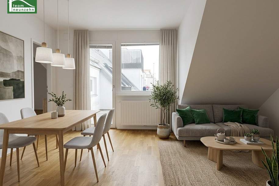 Neuwertige 2-Zimmer-Wohnung mit Balkon und Einbauküche - ab November beziehbar - JETZT ANFRAGEN, Wohnung-miete, 948,53,€, 1120 Wien 12., Meidling
