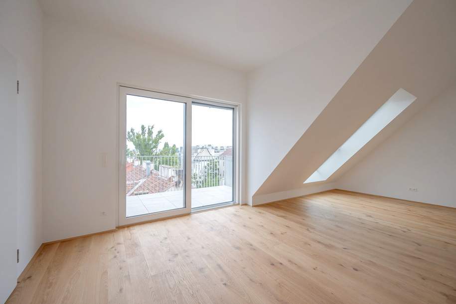 ++FonteFlats++ Fantastischer 3-Zimmer Dachgeschoss-ERSTBEZUG mit großartiger Dachterrasse, Wohnung-kauf, 499.000,€, 1100 Wien 10., Favoriten