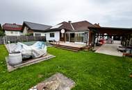 Vollunterkellerter Holzriegel-Bungalow in Amstetten-Neufurth samt Garten, Pool &amp; Carport!