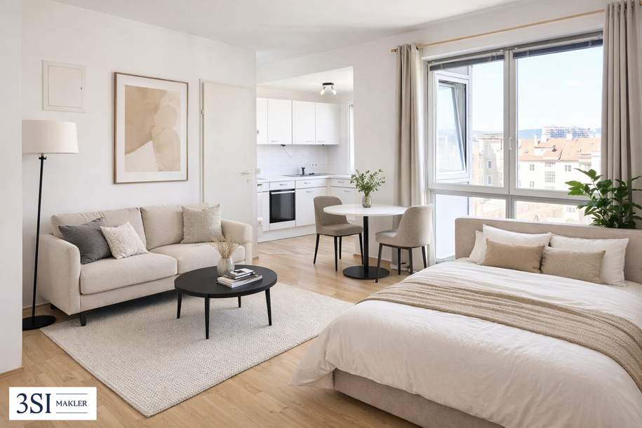 Wohnen über den Dächern mit beeindruckendem Ausblick, Wohnung-miete, 755,00,€, 1170 Wien 17., Hernals