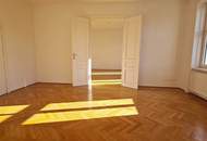 ROCHUSMARKT-NÄHE, sonnige 103 m2 Altbau, 3 Zimmer, WG-geeignet, Küche, Wannenbad, Parketten, Geusaugasse