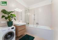 Breiten Sie sich aus - geräumiger 2.Zimmer-Neubau mit Balkon, Geothermie, Fussbodentemperierung, tlw. Raumhöhe von 2,60m