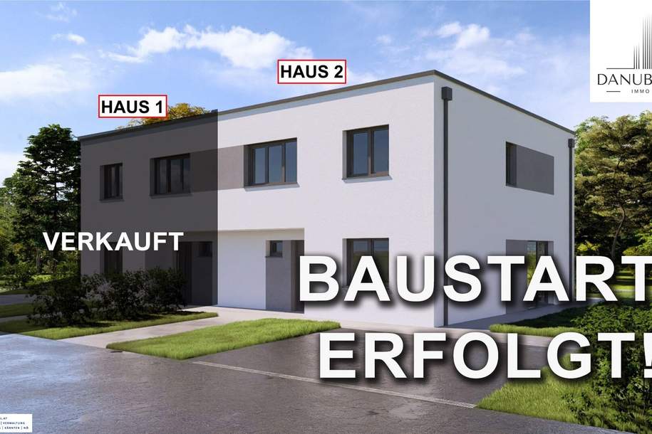 Doppelhaushälfte (Danube Live TOP 2) mit Garten, Terrasse und vielem mehr - in familienfreundlicher Lage in 4320 Perg. BAUSTART ERFOLGT!, Haus-kauf, 420.000,€, 4320 Perg
