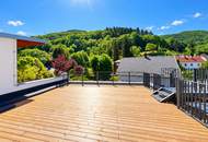MODERNE ERSTBEZUG HÄUSER mit Grün- &amp; Weitblick | Nähe Wien I Panorama-Dachterrasse &amp; Garten I 2 überdachte Stellplätze I Luftwärmepumpe &amp; Smart Home