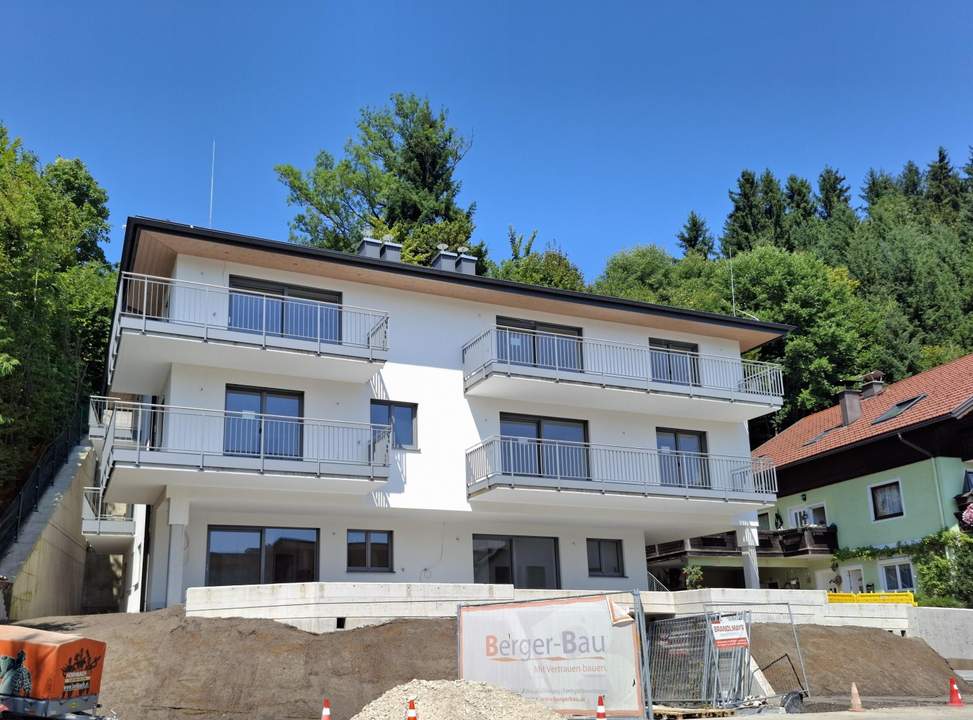 Exklusive 2-Zi-Neubauwohnung mit XXL Terrasse in Mondsee-Tiefgraben