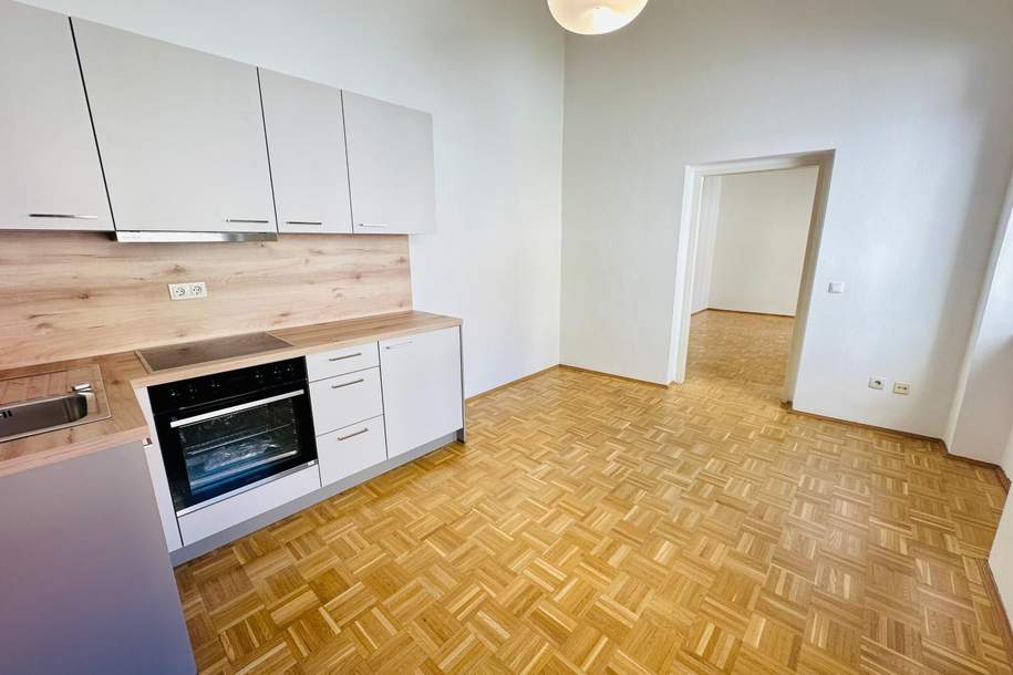 Gepflegte 1,5 Zimmer Wohnung mit Balkon in bester Lage St. Leonhard, Wohnung-miete, 699,31,€, 8010 Graz(Stadt)