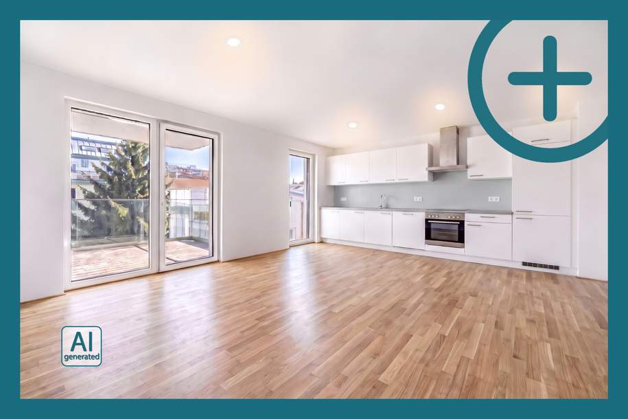 ERSTBEZUG IM NEUBAU | GROSSE WOHNKÜCHE &amp; BALKON, Wohnung-miete, 1.899,00,€, 1190 Wien 19., Döbling