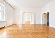 WIEN (ER-)LEBEN | Topsanierte Stilaltbauwohnung bei der alten Börse | 4 Zimmer (davon 2 hofseitig) &amp; 2 Bäder | ab sofort