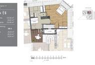 Wiener Rose - Exklusive Dachgeschoß-Maisonette - 4 Zimmer Erstbezug