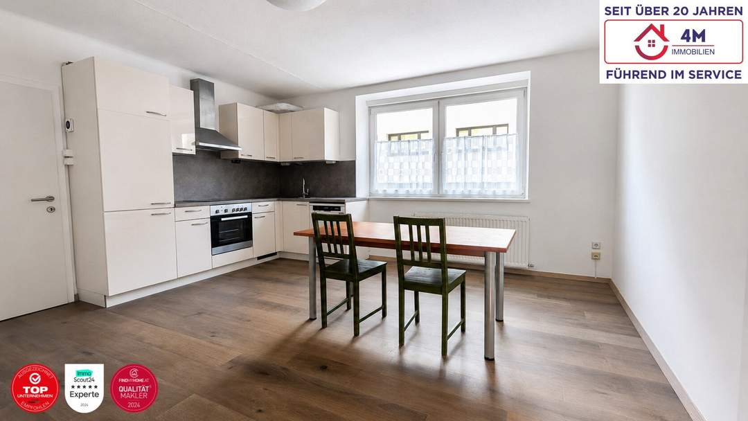 🏡 Gepflegte 3-Zimmer Wohnung mit geräumiger Wohnküche in ruhiger Lage