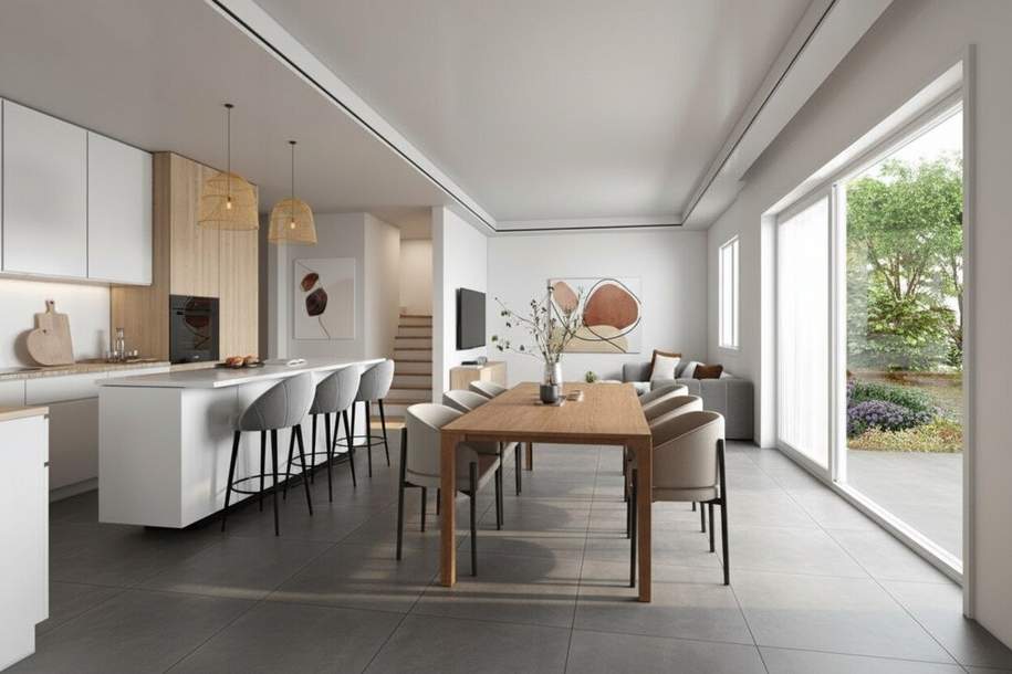 Erstbezug! Doppelhaushälften in massiver Holzbauweise, Haus-kauf, 446.000,€, 2103 Korneuburg
