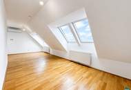 Klimatisierte 4-Zimmer DG-Maisonette mit Terrasse nahe Schottentor (optional mit PKW-Stellplatz)