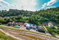 Attraktives Gewerbejuwel: Lagerhalle + Büroflächen mit Photovoltaik direkt am Bahnhof