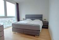 "3-Zimmer-Wohnung mit Panorama - 18 Stock, Garage &amp; Fitness im Haus"