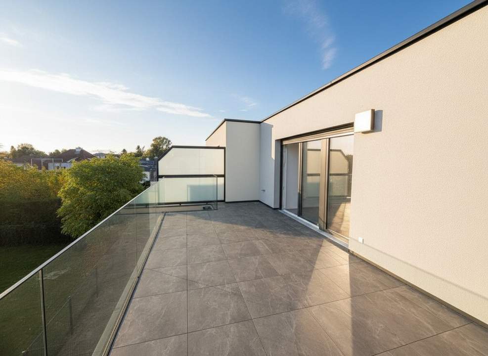 Modernes Reihenhaus in 1210 Wien: Erstbezug mit Garten, Terrasse und 5 Zimmern!