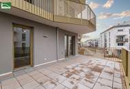 Wer hat die Größte für seine Mieter? Riesige Terrasse im Neubau mit Süd-Ausrichtung im begehrten "Hirschfeld" - Erstbezug (Nettopreis)