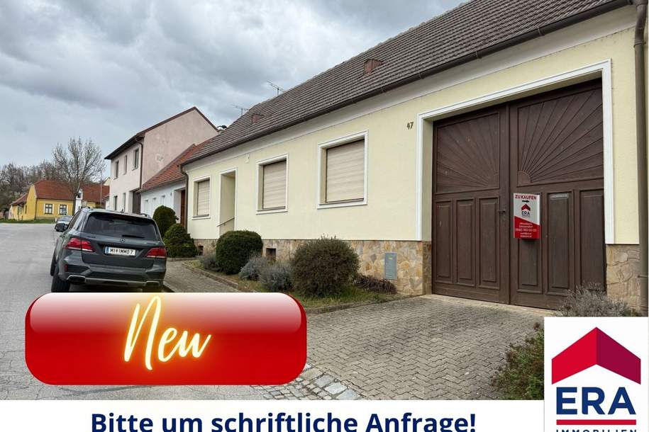 Charmantes Bauernhaus mit großem Stadel in Katzelsdorf – ländlich leben, stadtnah genießen!, Haus-kauf, 198.000,€, 2275 Mistelbach