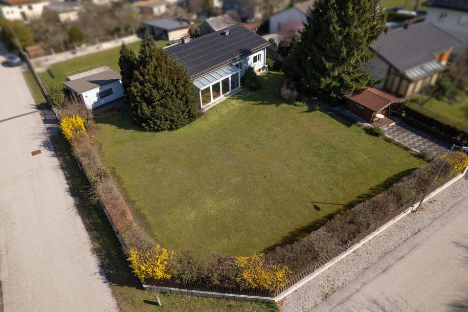 Bungalow St. Pölten Süd - in ruhiger Lage- mit großem Grund, Haus-kauf, 410.000,€, 3100 Sankt Pölten(Stadt)