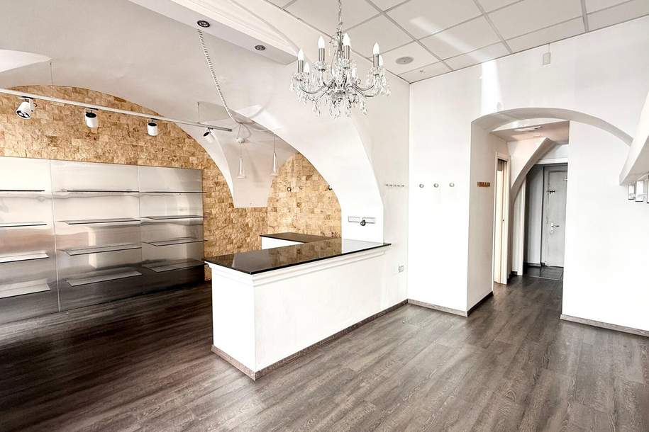 Klagenfurt - Burggasse: Stilvolle Geschäftsfläche in Top Lage, Gewerbeobjekt-miete, 1.900,33,€, 9020 Klagenfurt(Stadt)