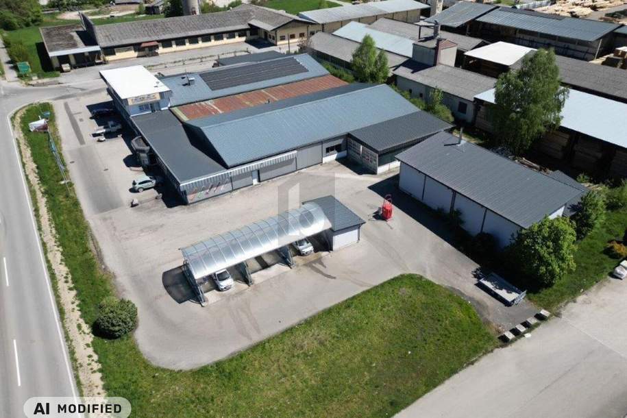 VIELSEITIGER FIRMENSTANDORT MIT CA. 2.400 M² NUTZFLÄCHE ? TEILKAUF MÖGLICH, Gewerbeobjekt-kauf, 2.400.000,€, 5261 Braunau am Inn