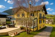 Einfamilienhaus und Gästehaus auf großem Grundstück, Pool und Schneebergblick!