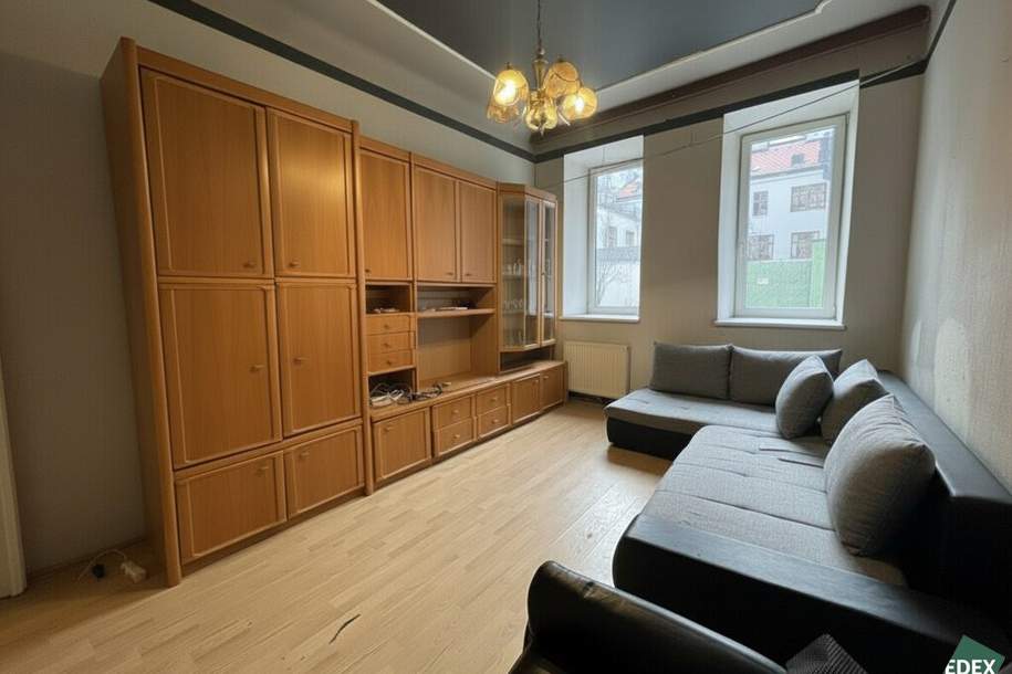 NEU - Sanierungsbedürftige 3 Zimmer- Altbauwohnung mit Entwicklungspotenzial – nahe Matzleinsdorfer Platz, Wohnung-kauf, 249.000,€, 1050 Wien 5., Margareten