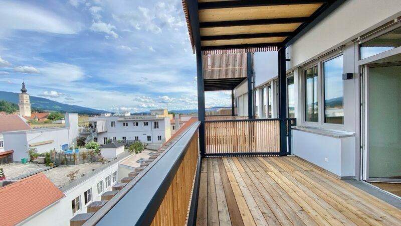 WOLFSBERG: Moderne 3-Zi.-Stadtwohnung mit traumhaftem Ausblick