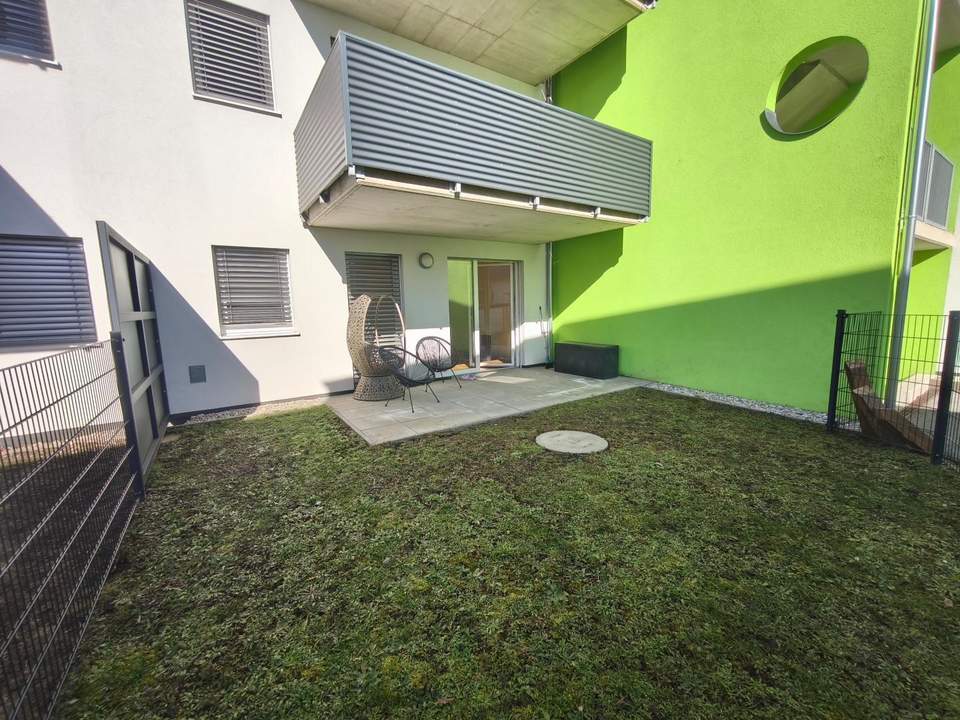 Charmante 2 Zimmer Gartenwohnung in Leibnitz: Gemütliches Wohnen mit Grünblick