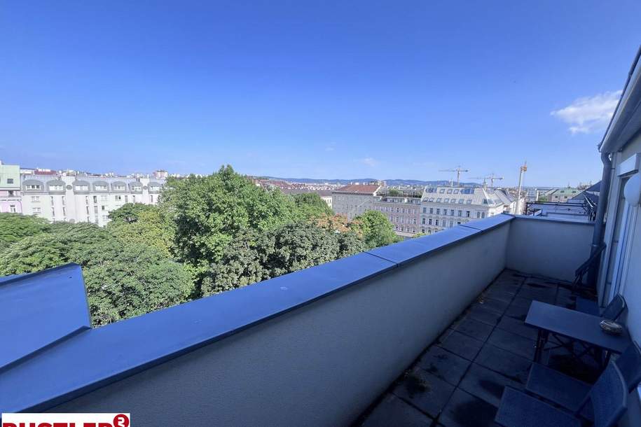 PARKVIEW | Moderne Dachterrassen-Maisonette nähe Hauptbahnhof | Klimatisiert, Wohnung-kauf, 499.000,€, 1100 Wien 10., Favoriten