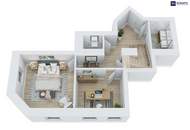 Urbaner Wohnluxus: Exklusive DG-Wohnung mit Terrasse &amp; spektakulärem Fernblick