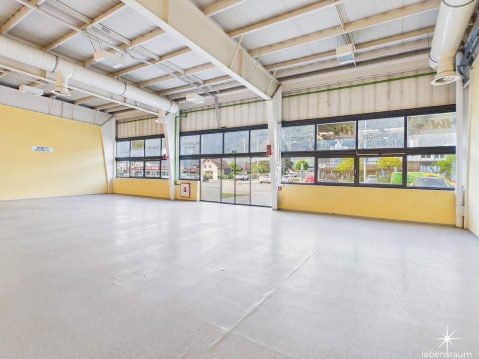 Top-Geschäftslokal in Spittal an der Drau: ca. 575 m² Nutzfläche. Flexibel & sofort verfügbar.