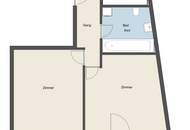 praktische 2-Zimmer Wohnung mit separater Küche und Balkon