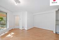 Kompakte 2-Zimmer-Wohnung mit Terrasse und Eigengarten | PKW Stellplatz