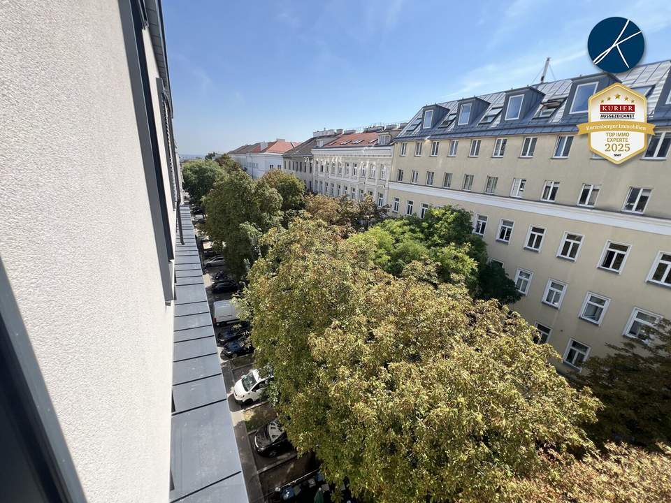 *Superprojekt: ''Über den Baumwipfeln" TOP 45 MIT ZWEI TRAUMHAFTEN WEST-LOGGIEN